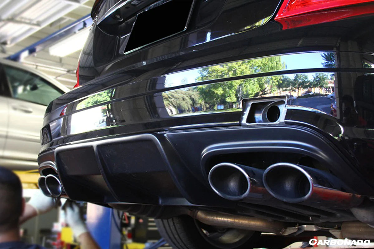 2008-2011 Mercedes Benz W204 C63 AMG AK Style Carbon Fiber Rear Diffuser