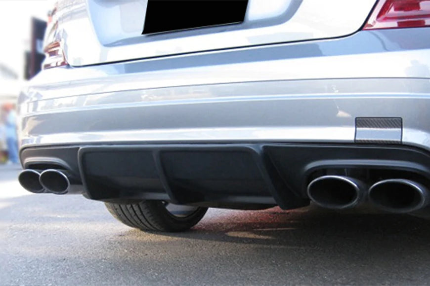 2008-2011 Mercedes Benz W204 C63 AMG AK Style Carbon Fiber Rear Diffuser