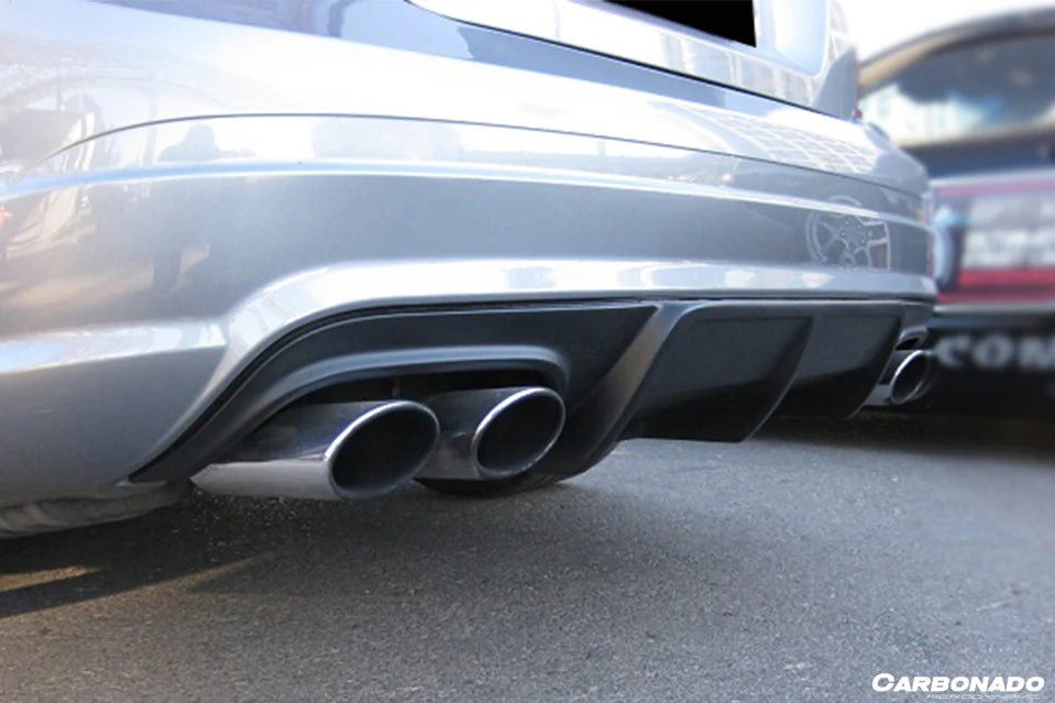 2008-2011 Mercedes Benz W204 C63 AMG AK Style Carbon Fiber Rear Diffuser