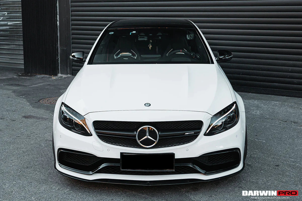 W205 C63/S AMG Sedan BKSS Style Carbon Fiber Front Lip