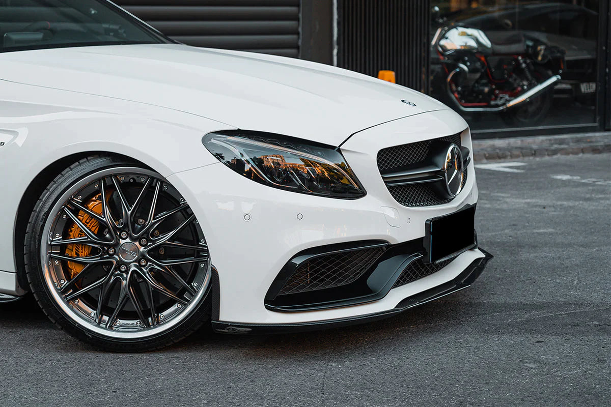 W205 C63/S AMG Sedan BKSS Style Carbon Fiber Front Lip
