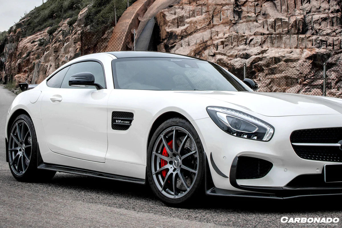 2015-2017 Mercedes Benz AMG GT/GTS RS Style Carbon Fiber Front Canards