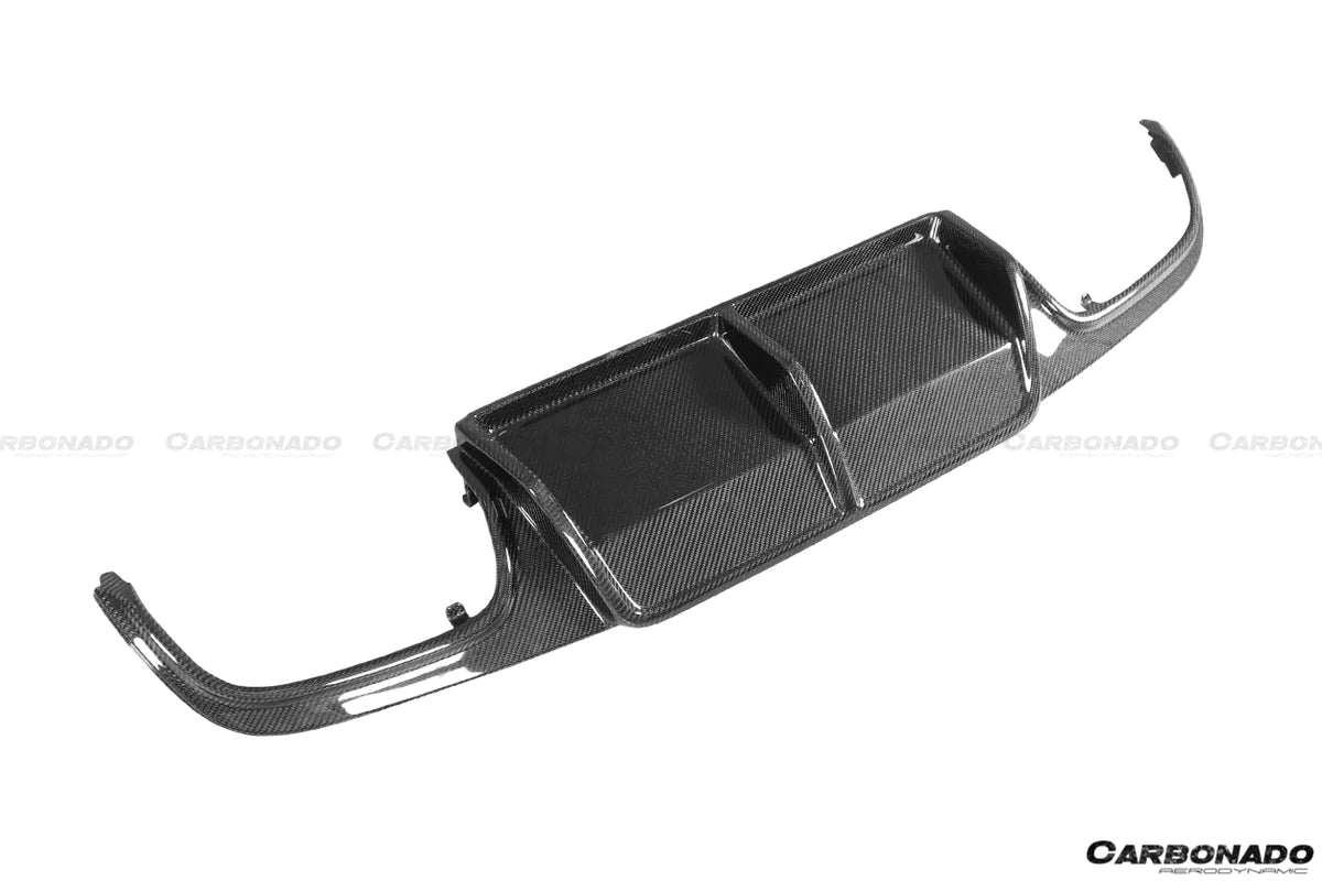 2008-2011 Mercedes Benz W204 C63 AMG AK Style Carbon Fiber Rear Diffuser