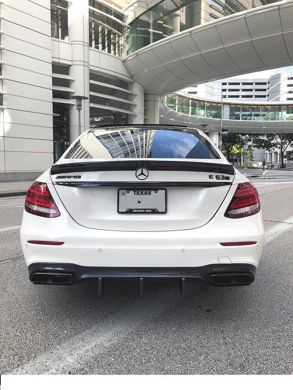 W213 E63/S Carbon Fiber Rear Trunk Spoiler