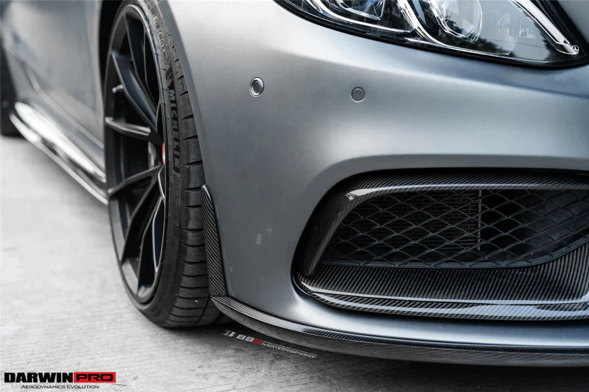 W205 C63/S AMG Carbon Fiber Front Canards