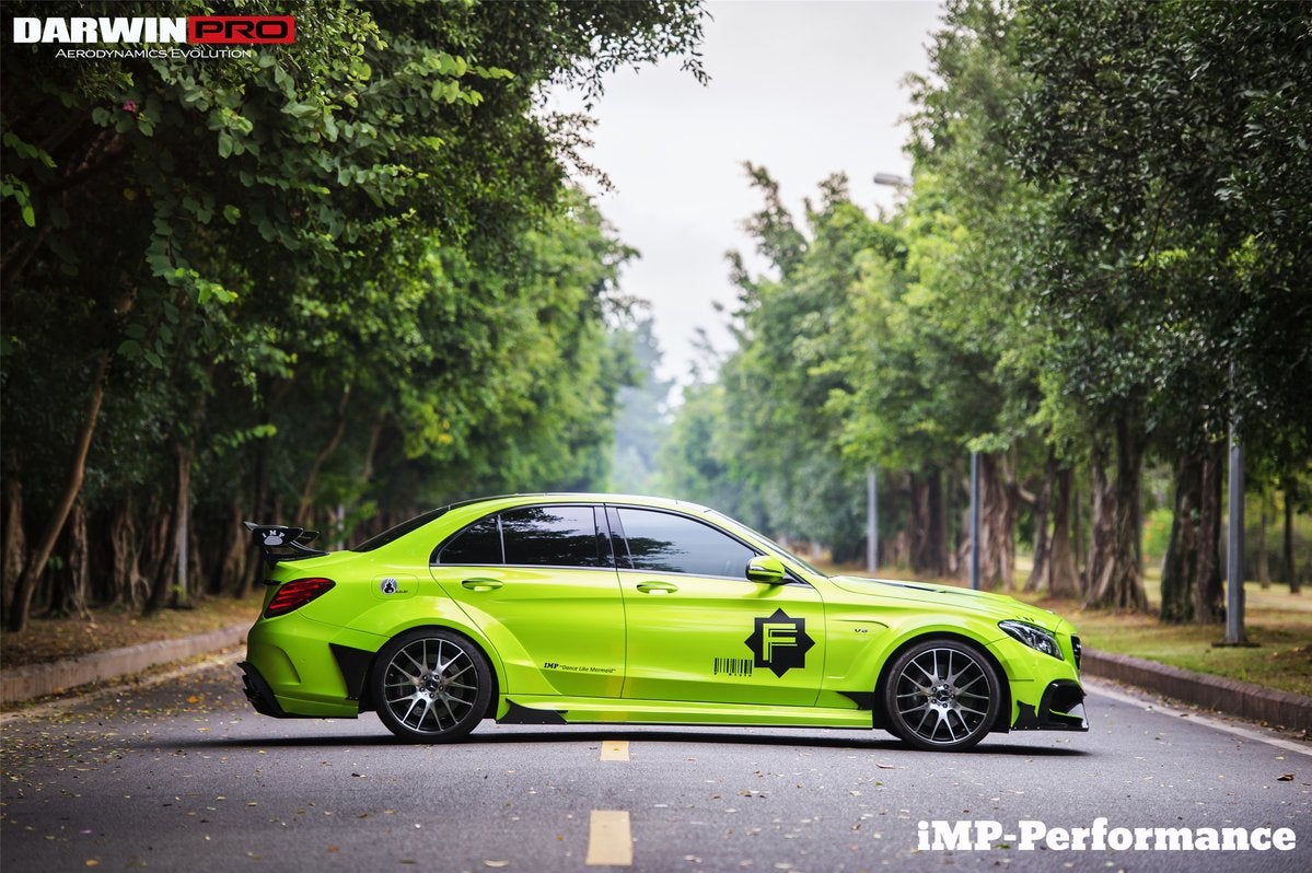 2015- 2018 W205 C63/S AMG Sedan IMP Style Partial Carbon Fiber Full Body Kit