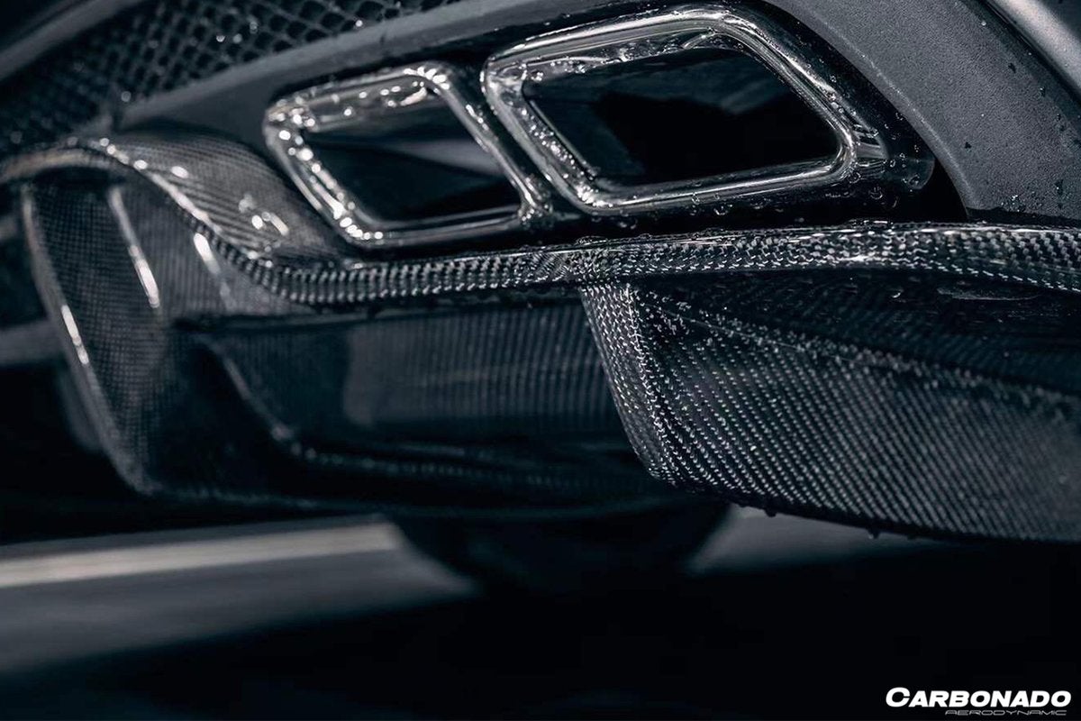 2015-2021 Mercedes Benz W205 C63/S AMG Sedan PS Style Rear Diffuser