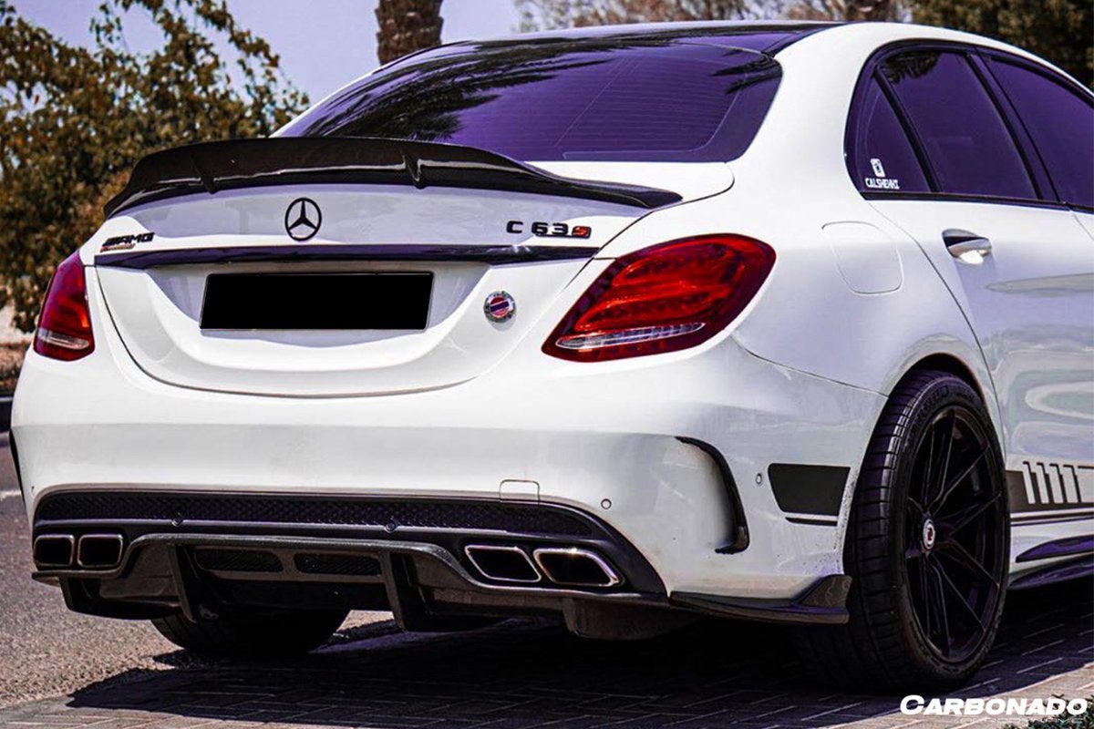2015-2021 Mercedes Benz C-Class W205 Sedan RT Style Trunk Spoiler