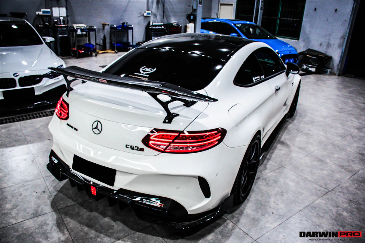 2015-2021 Mercedes Benz C-Class W205 Coupe IMP Style Carbon Fiber Trunk Spoiler