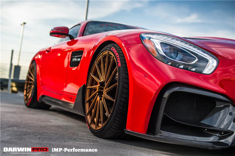 2015-2022 Mercedes Benz AMG GT/GTS/GTC IMP Style Partial Carbon Fiber Side Skirts