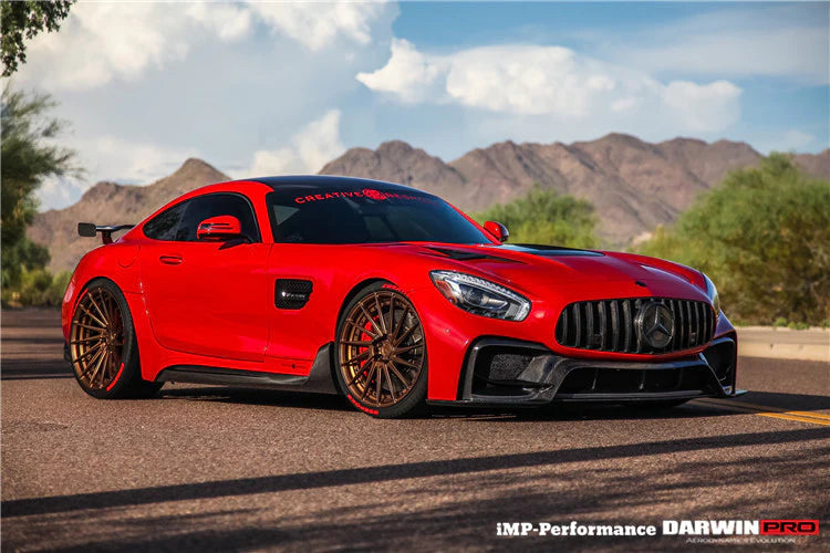 2015-2022 Mercedes Benz AMG GT/GTS/GTC IMP Style Partial Carbon Fiber Side Skirts
