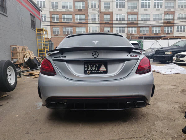 Aero Republic 2015-2021 Carbon Fiber Rear Spoiler RT Style for Mercedes Benz W205 (Coupe/Sedan)