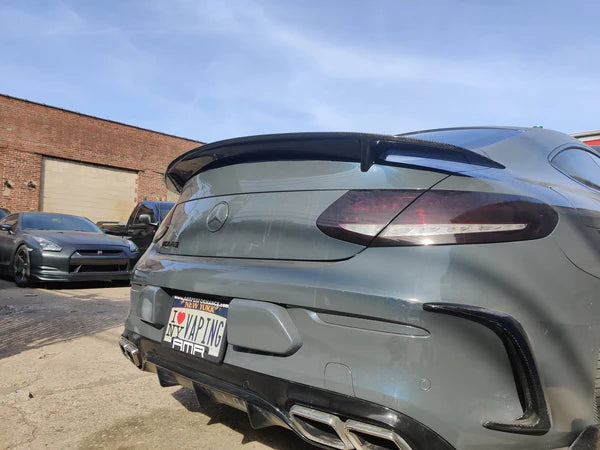 Aero Republic 2015-2021 Carbon Fiber Rear Spoiler RT Style for Mercedes Benz W205 (Coupe/Sedan)