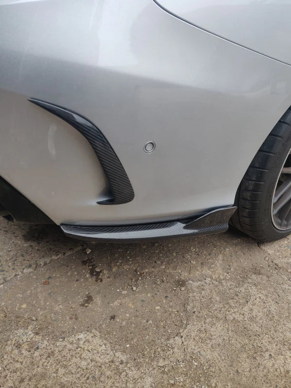 Aero Republic Carbon Fiber Rear Bumper Canards (W205 C300 C43 C63 C63S AMG Sedan)