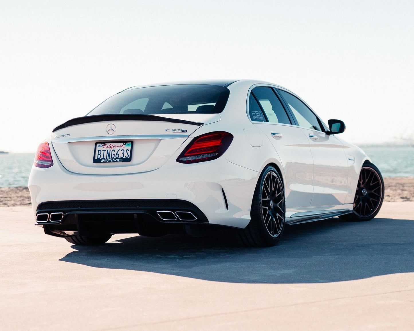 PSM Dynamic Side Skirts Mercedes C63 AMG W205 Sedan 15-20