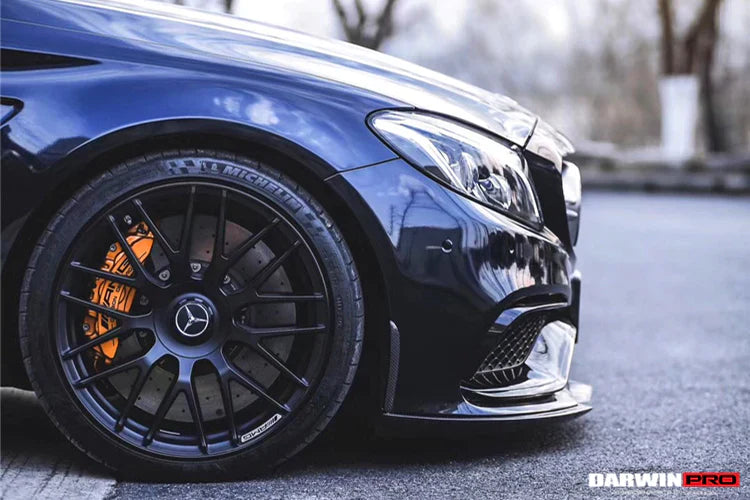 W205 C63/S AMG Sedan BKSS Style Carbon Fiber Front Lip