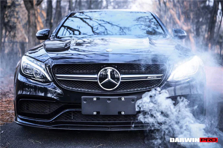 W205 C63/S AMG Sedan BKSS Style Carbon Fiber Front Lip