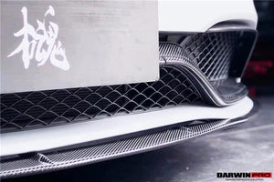 W205 C63/S AMG Carbon Fiber Front Bumper Trim Set (6pcs)
