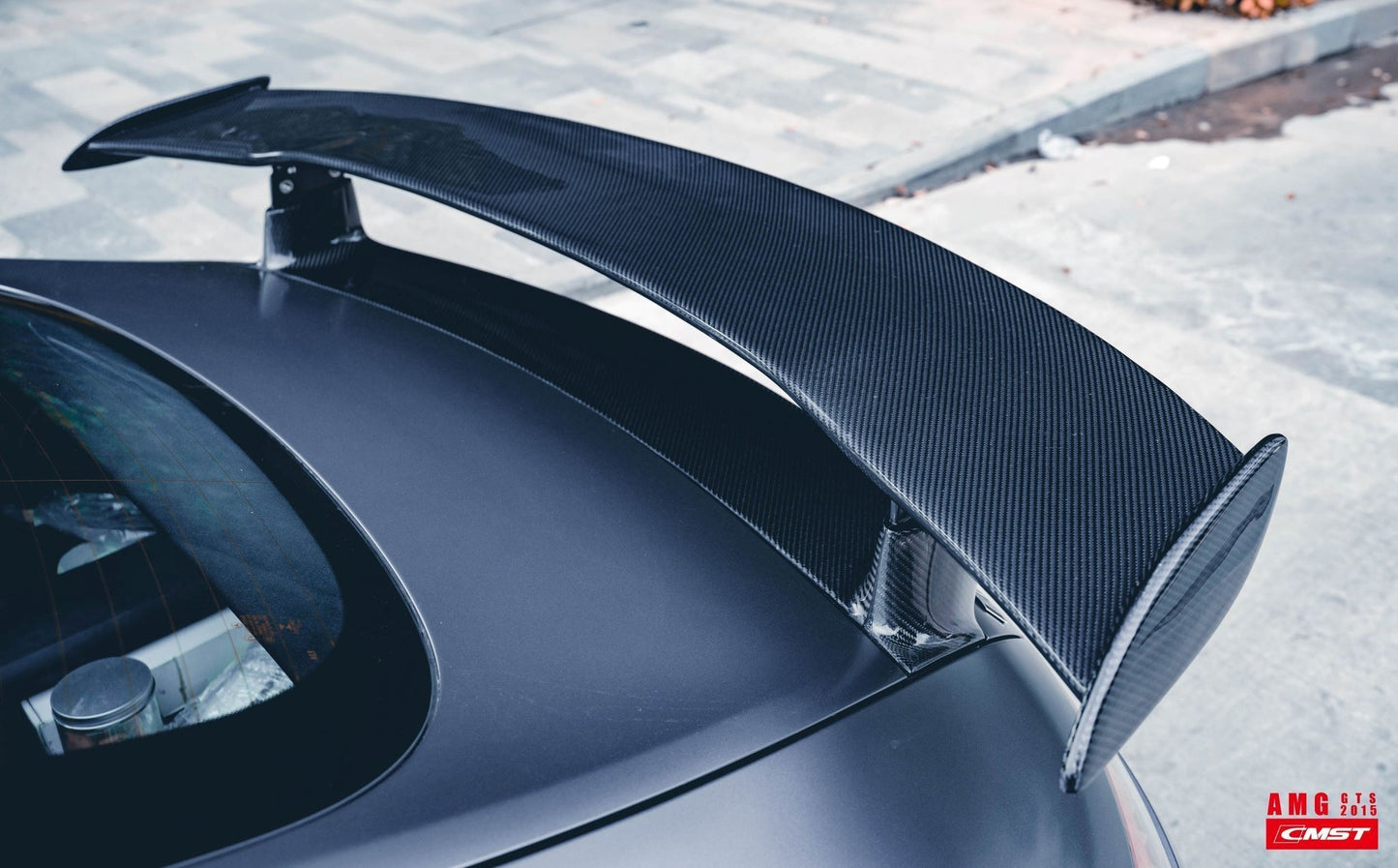 CMST Tuning Carbon Fiber Rear Spoiler Wing Mercedes Benz AMG GT GTS 2015-ON