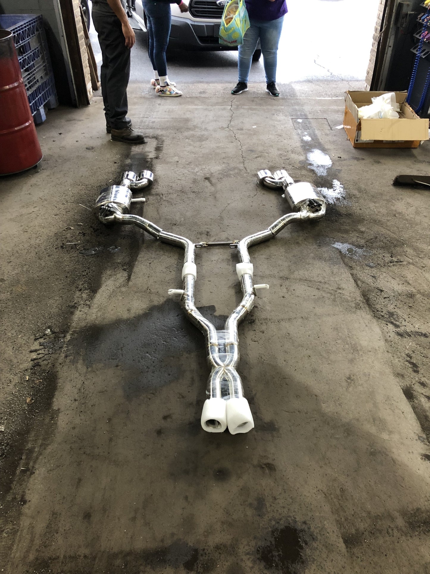 Mercedes C63 AMG W204 Valved exhaust