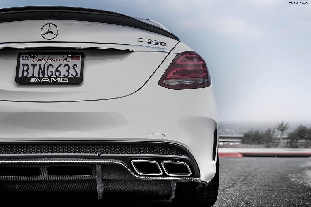 PSM DYNAMIC CARBON FIBER DECKLID SPOILER MERCEDES-BENZ W205 C63
