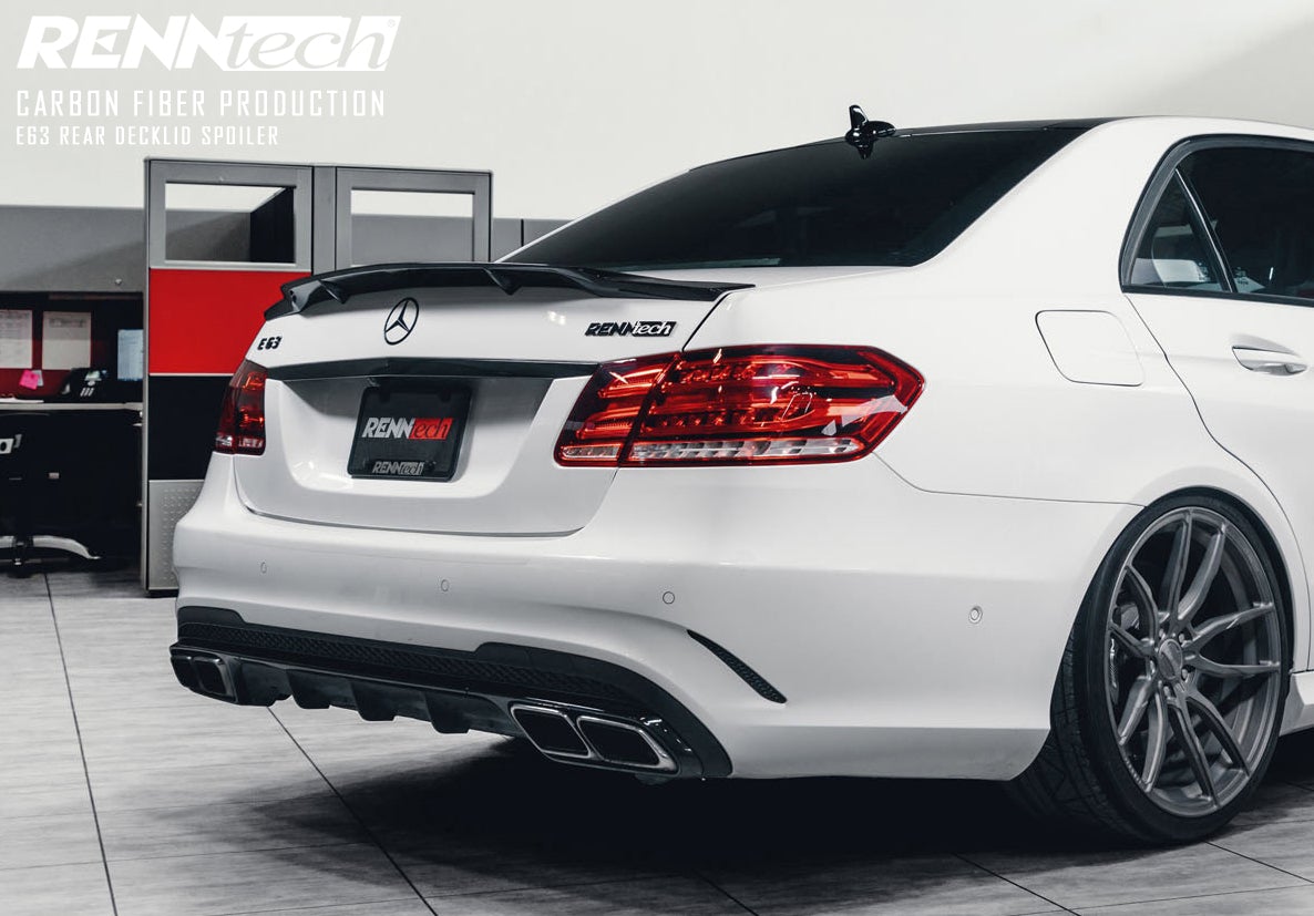 RENNtech Carbon Fiber Deck Lid Spoiler W212 - E Class Sedan 2010+