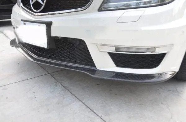 Carbon fiber V1 Front Lip W204