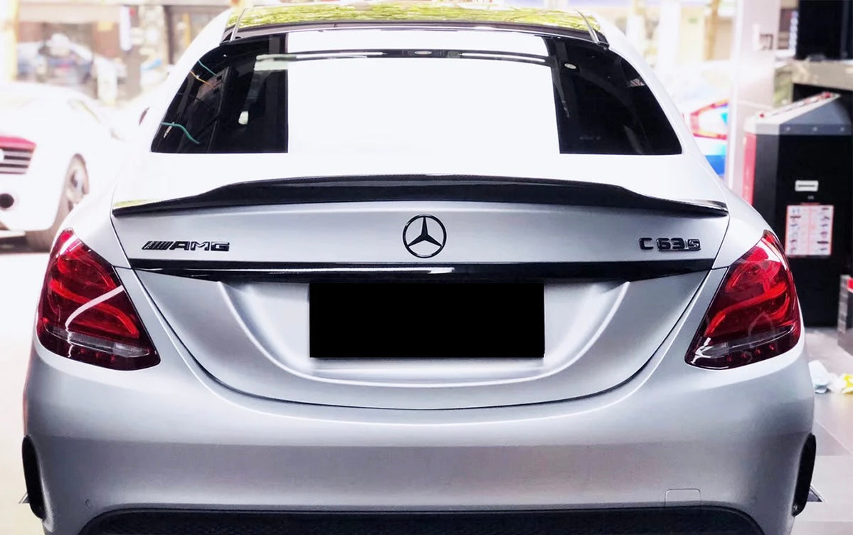 2015-2021 Mercedes Benz C-Class W205 Sedan PS Style Trunk Spoiler