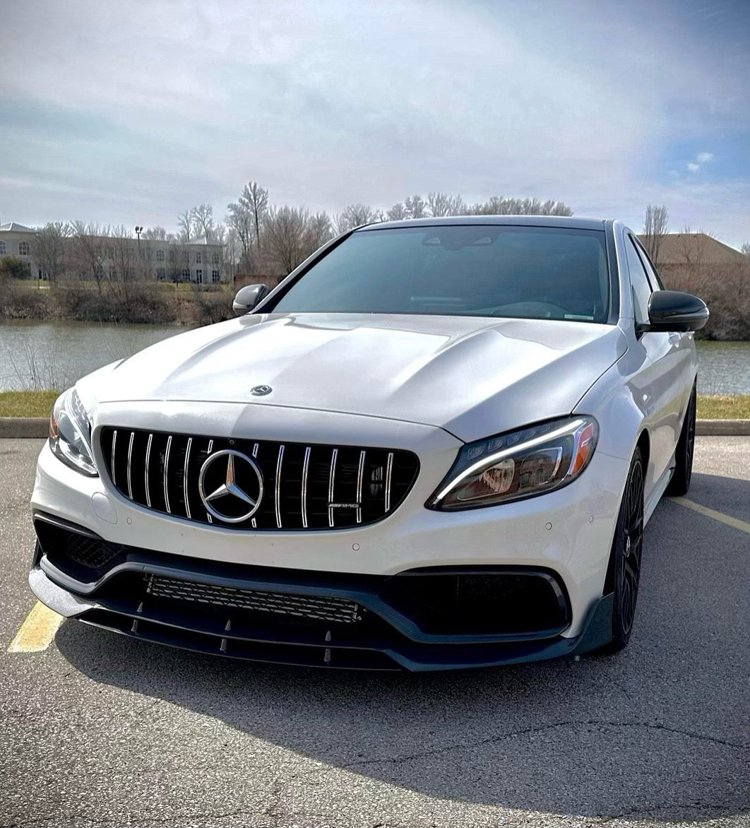 W205 Carbon fiber front lip Coupe / Sedan
