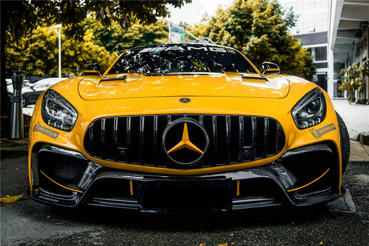 2017-2020 Mercedes Benz AMG GT/GTS/GTC IMP Style Carbon Fiber Grill (NO ACC)