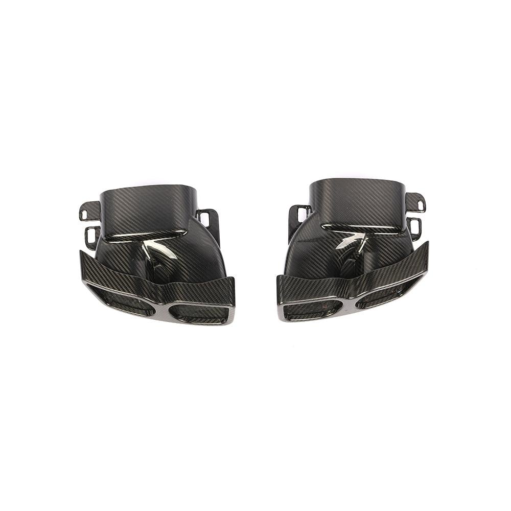 Carbon Fiber W205 Exhaust tips