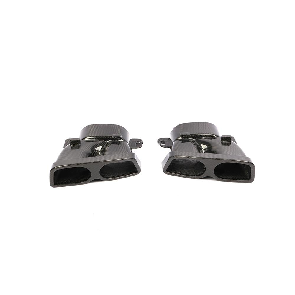 Carbon Fiber W205 Exhaust tips