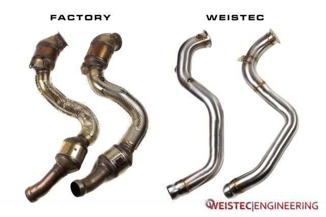 M177 Downpipes Weistec, C63s 4L V8