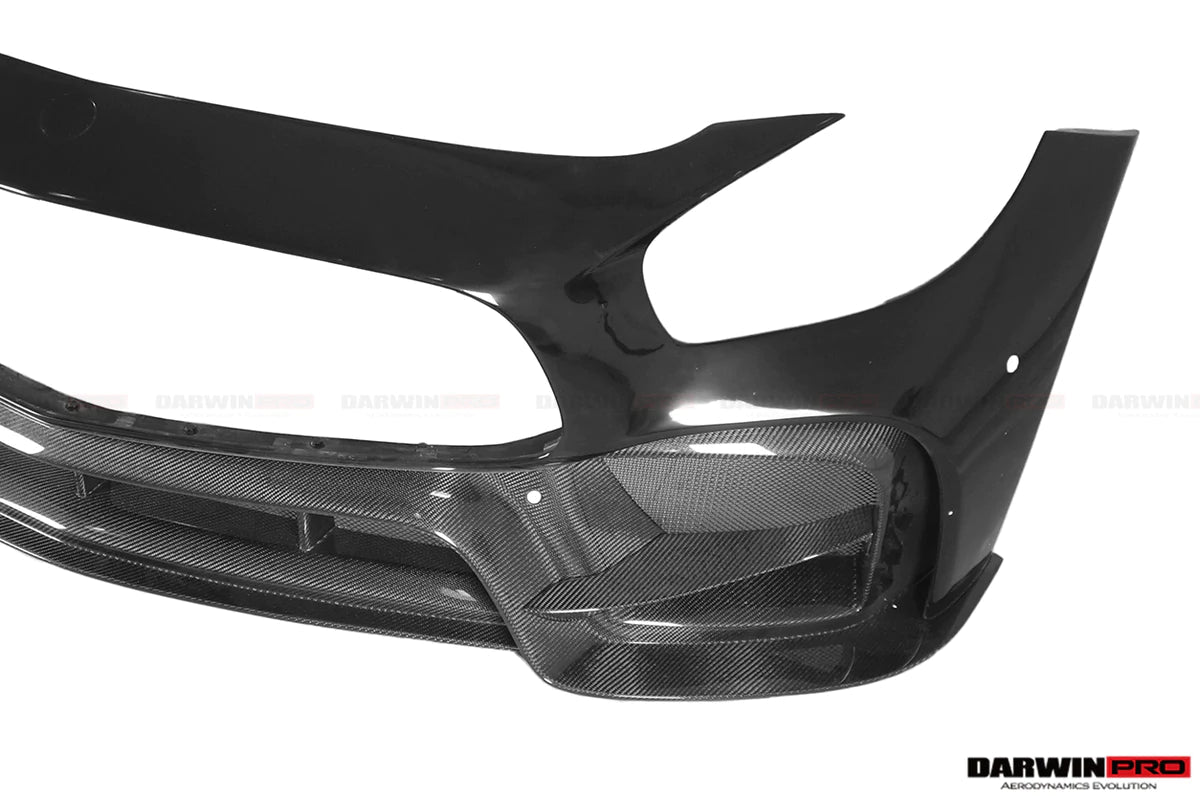 2017-2020 Mercedes Benz AMG GT/GTS/GTC IMP Style Partial Carbon Fiber Front Bumper