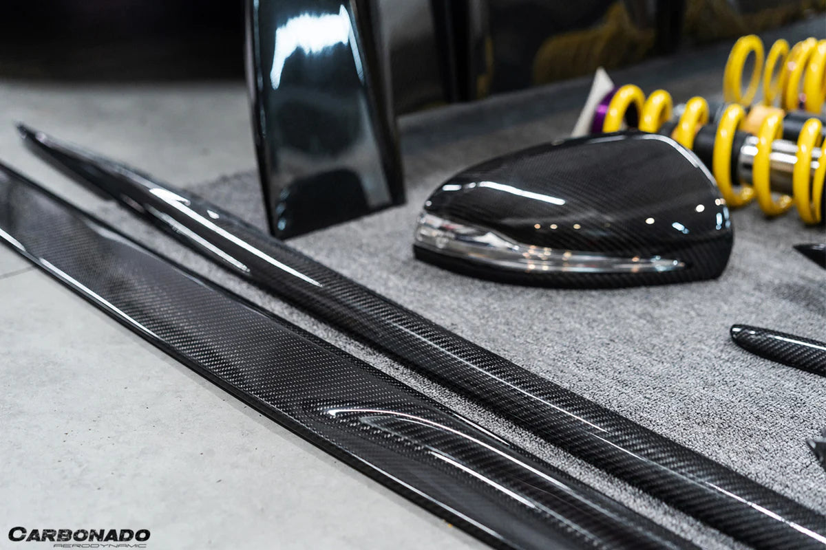 2015-2021 Mercedes Benz C-Class W205 Coupe PS Style Side Skirts