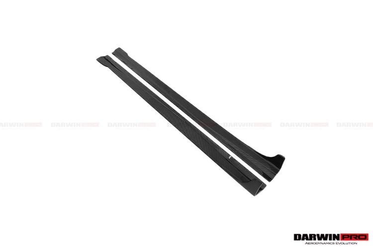 2012-2014 Mercedes Benz W204 C Class Coupe DP Style Carbon Fiber Side Skirts