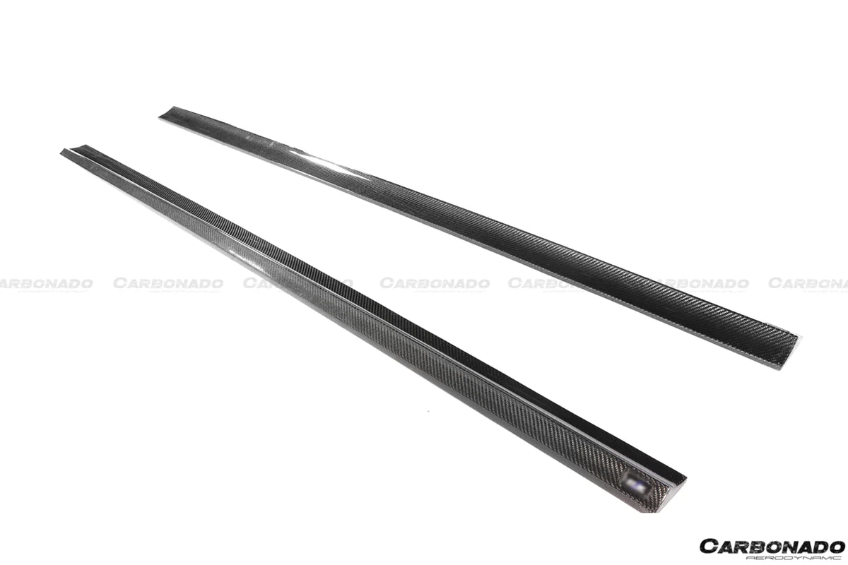 2008-2014 Mercedes Benz W204 C63 AMG RZ Style Carbon Fiber Side Skirts