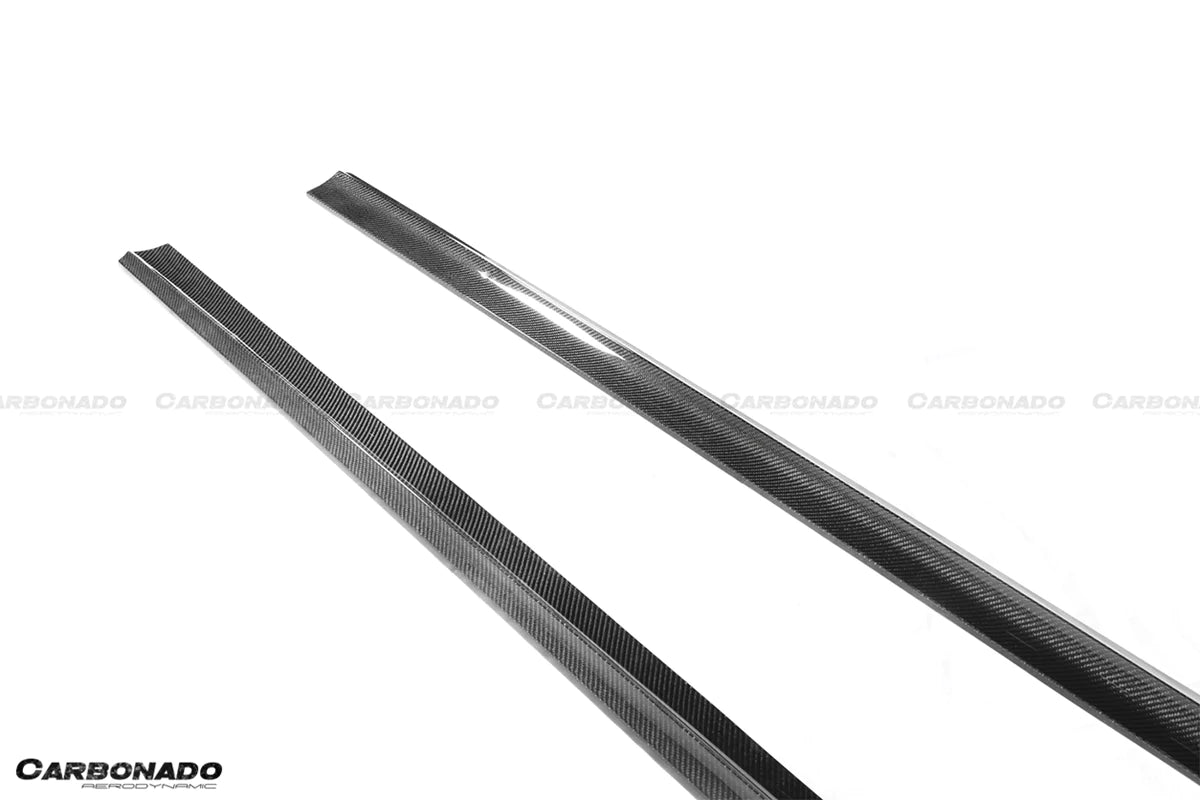 2008-2014 Mercedes Benz W204 C63 AMG RZ Style Carbon Fiber Side Skirts