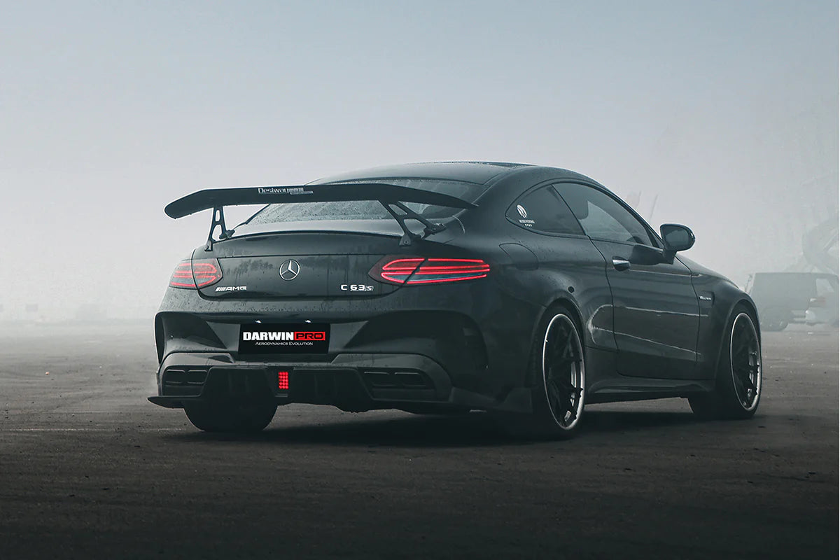2015-2021 Mercedes Benz C-Class W205 Coupe IMP Style Carbon Fiber Trunk Spoiler