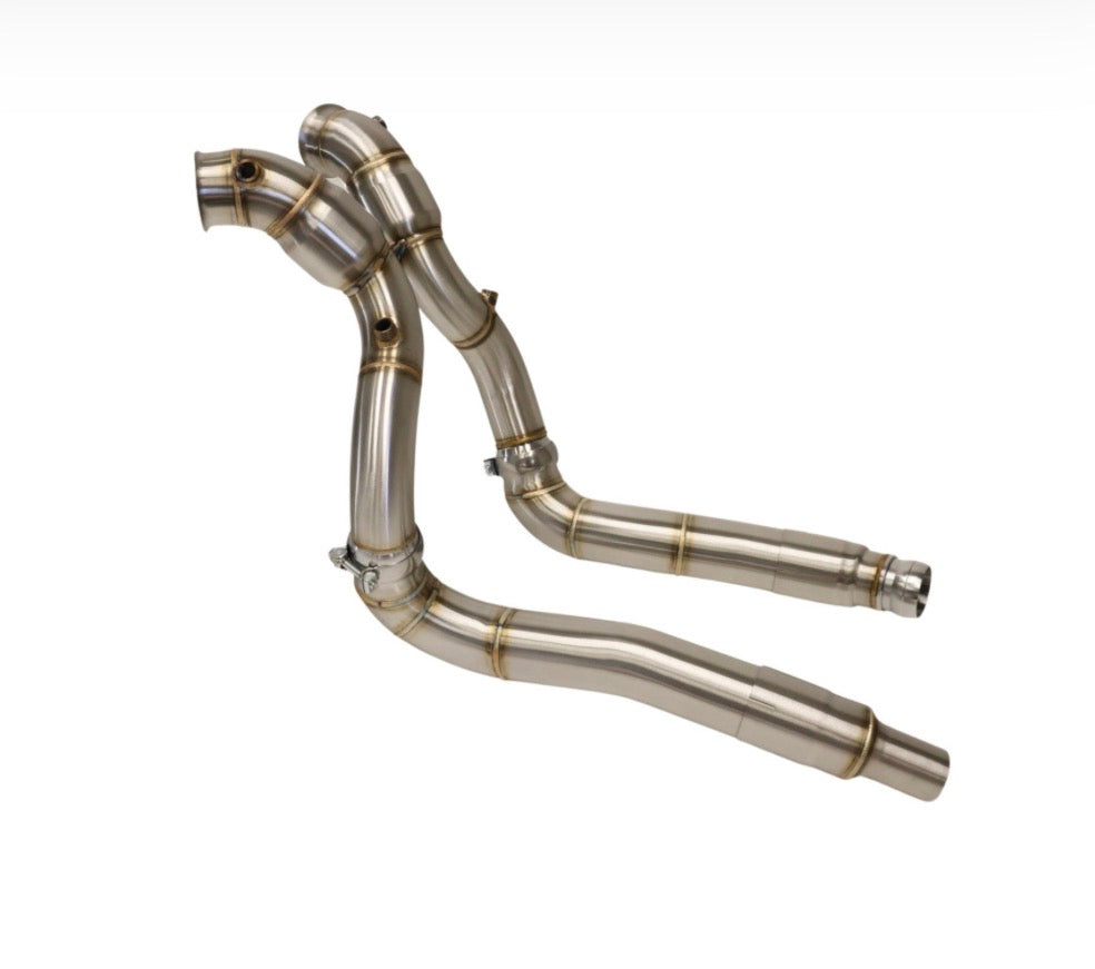 AMG GT 3.5" DOWNPIPES - C190 GT/GTS/GTC/GTR M178