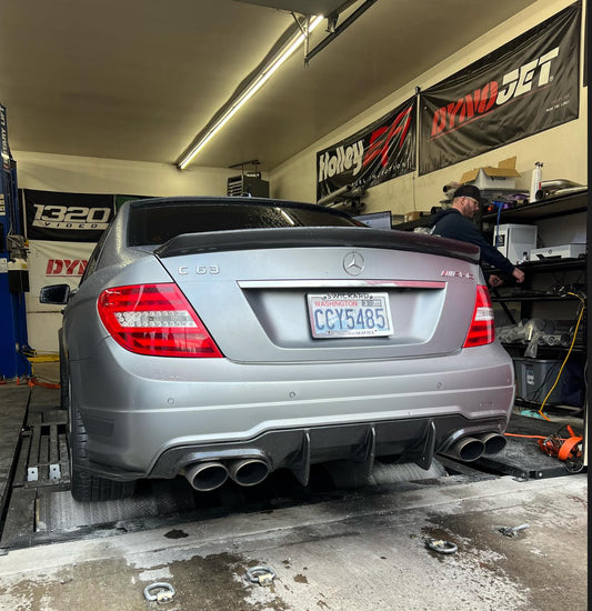 Carbon Fiber Big Fin Diffuser C63 ( Sedan / Coupe )
