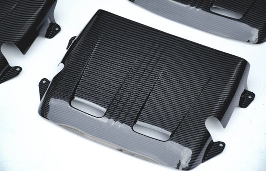 Carbon Fiber Engine Cover for Mercedes Benz AMG C63 (2015-2020)
