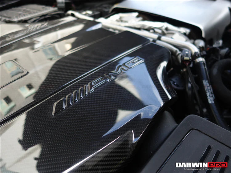 2015-2020 Mercedes Benz AMG GT/GTS Autoclave Carbon Fiber Engine Cover Replacement