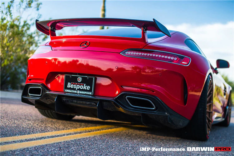 2015-2021 Mercedes Benz AMG GT/GTS IMP Carbon Fiber Rear Diffuser