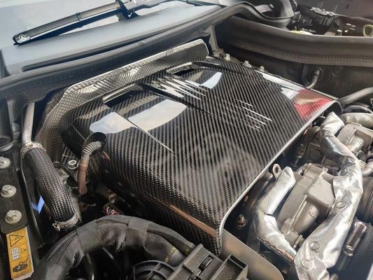 Carbon Fiber Engine Cover for Mercedes Benz AMG GT & GTS & GTC & GTR 2015+