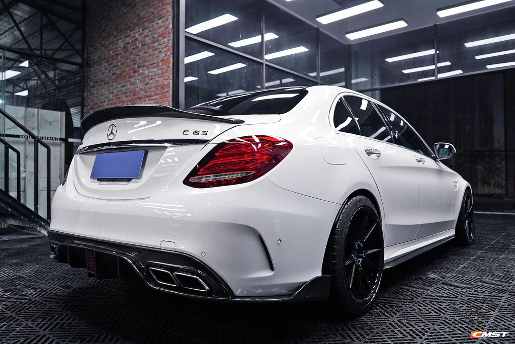 CMST Carbon Fiber Rear Diffuser for Mercedes Benz W205 C63 AMG