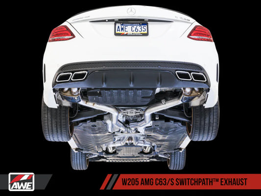 AWE Tuning Mercedes-Benz W205 AMG C63/S Sedan SwitchPath Exhaust System
