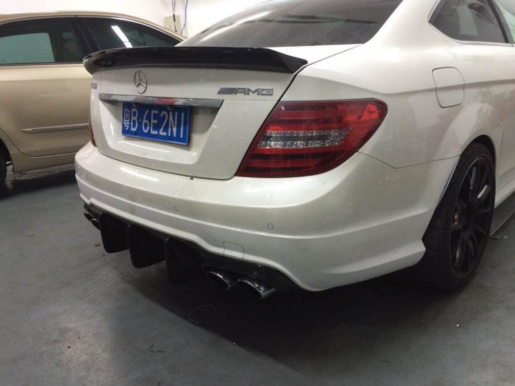 W204 Carbon Fiber Classic ZF Spoiler