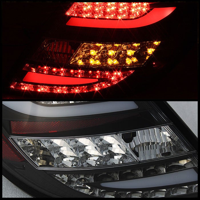 SPYDER MERCEDES BENZ W204 C-CLASS LED TAIL LIGHTS - BLACK